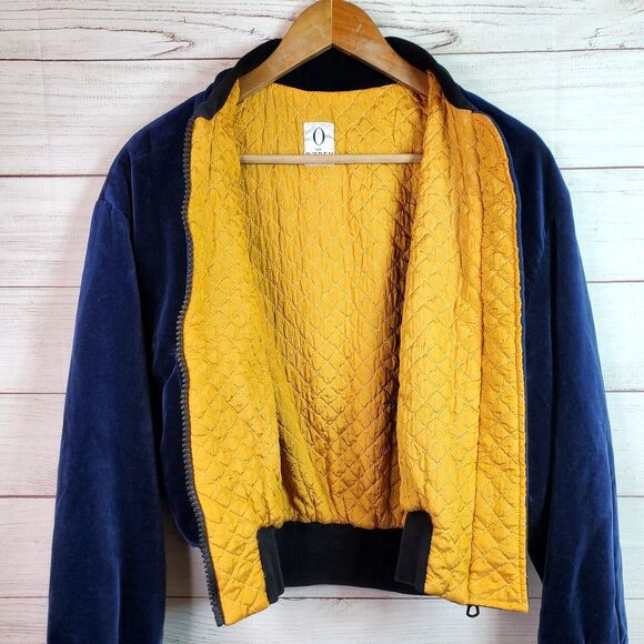 Rifat Ozbek Rare Runway Vintage 90s Y2K Velvet Bomber Boho Jacket Italy 42 US 8 - Picture 5 of 12